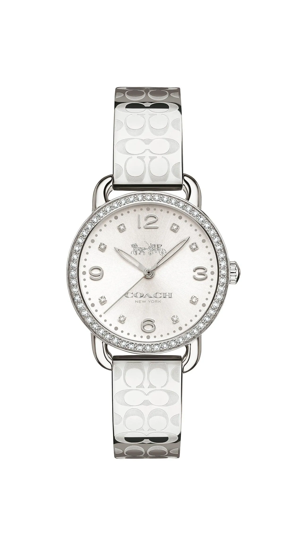 Delancey Stainless Steel Sunray Dial Etched Sprayed C'S Strap Watch