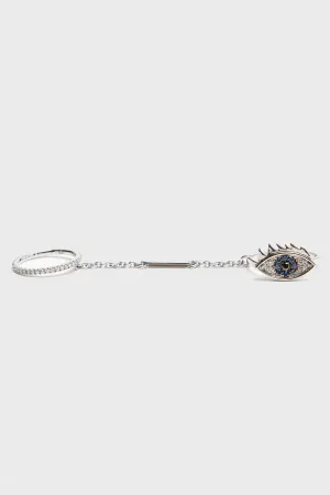 DELFINA DELETTREZ | 2 IN 1 DIAMOND EYE RING