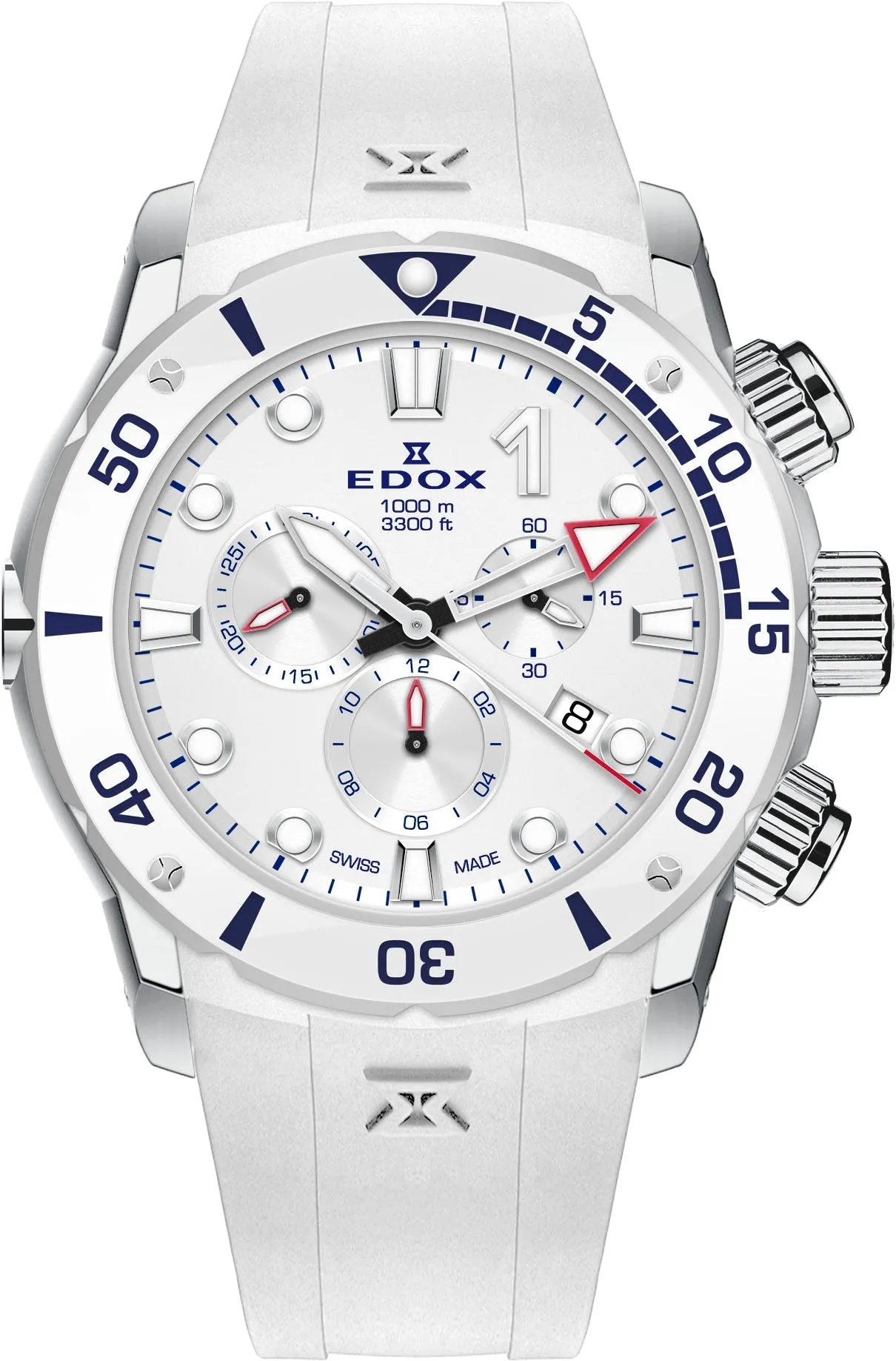 Edox CO-1 Chrono Quartz Titanium Mens D