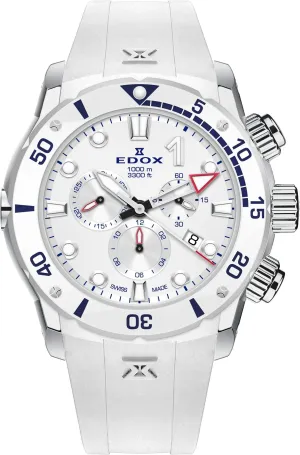Edox CO-1 Chrono Quartz Titanium Mens D