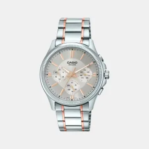 Enticer Men's Chronograph Stainless Steel Watch A1659 - MTP-1375HRG-7A2VIF