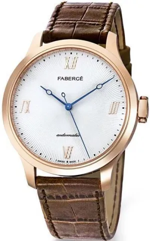 Faberge Altruist 18ct Rose Gold White Dial