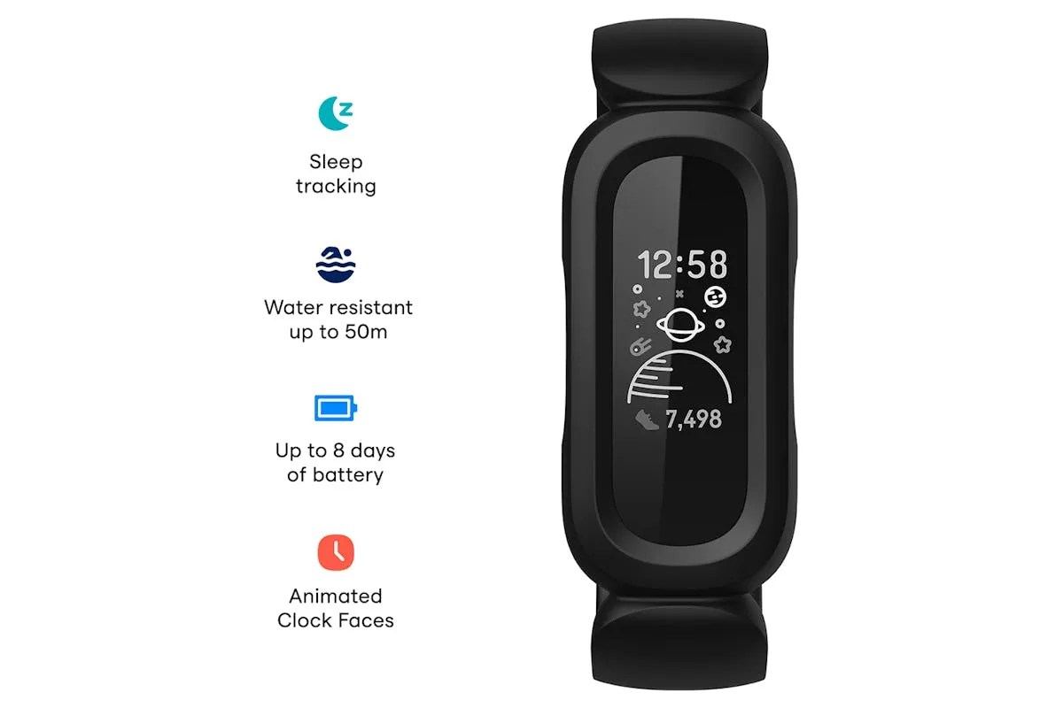 Fitbit Ace 3 | Black & Red