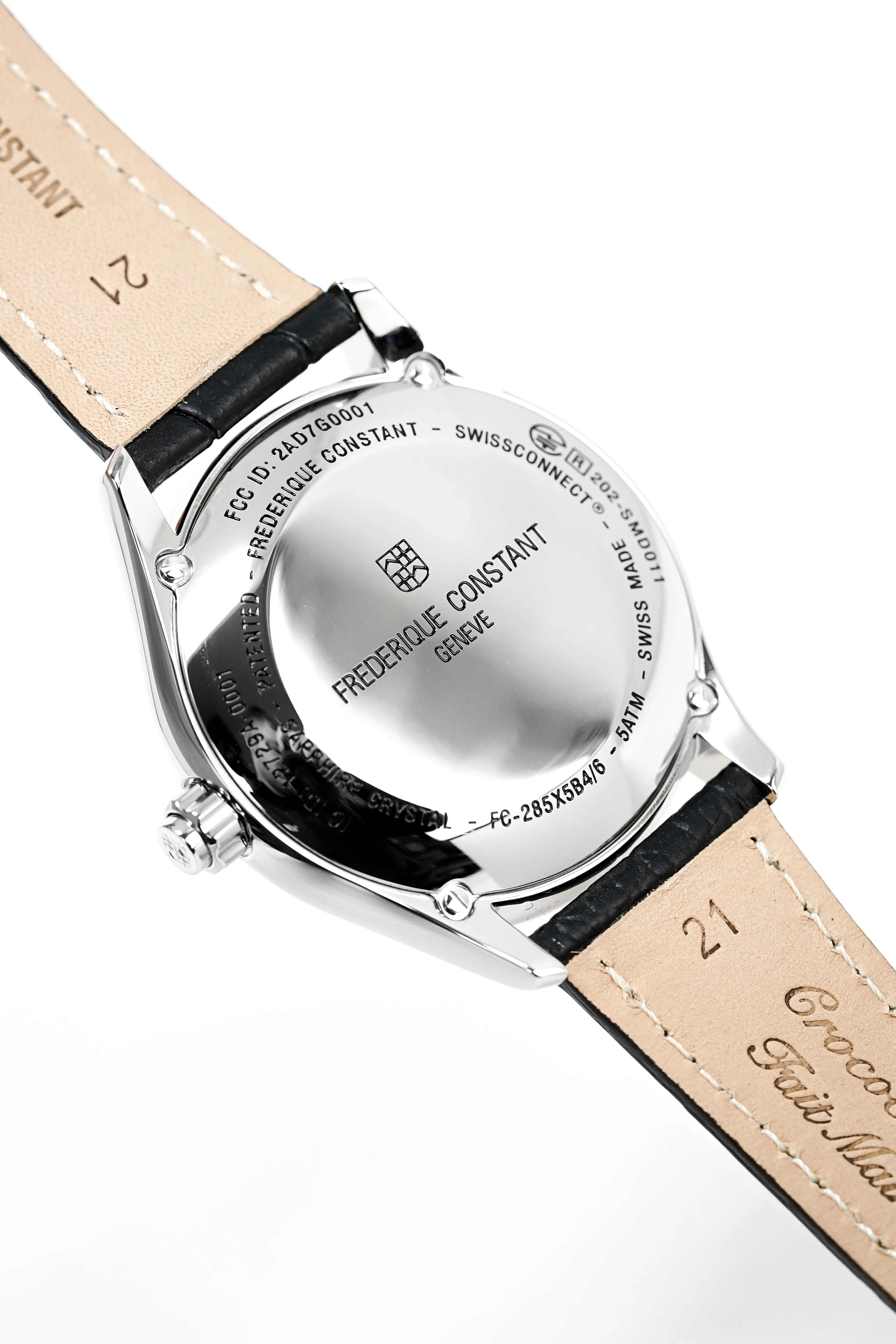 Frederique Constant Watch Men's Horological Smartwatch Classics Silver FC-285MC5B6