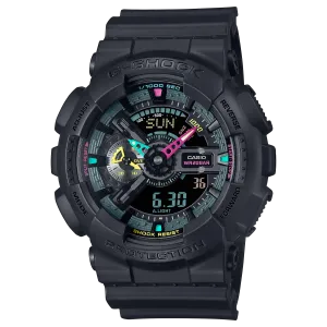 G-Shock Analog Digital Black Resin Band Watch GA110MF-1A