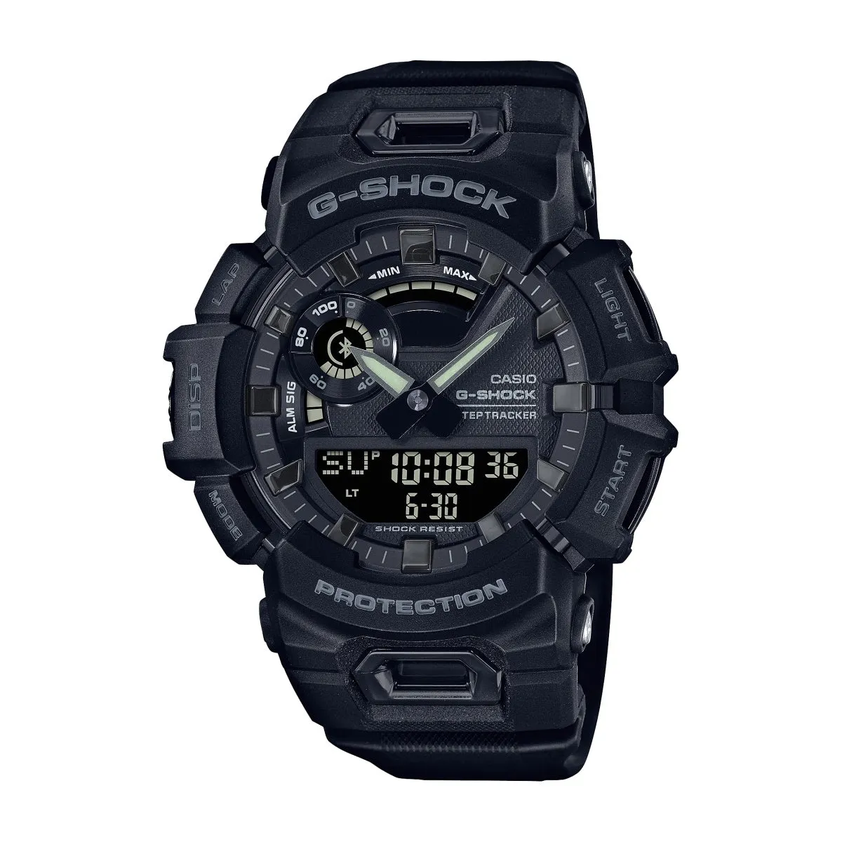 G-Shock Bluetooth Connected with 51X49 MM Black Round Dial Resin Band Strap. GBA900-1A