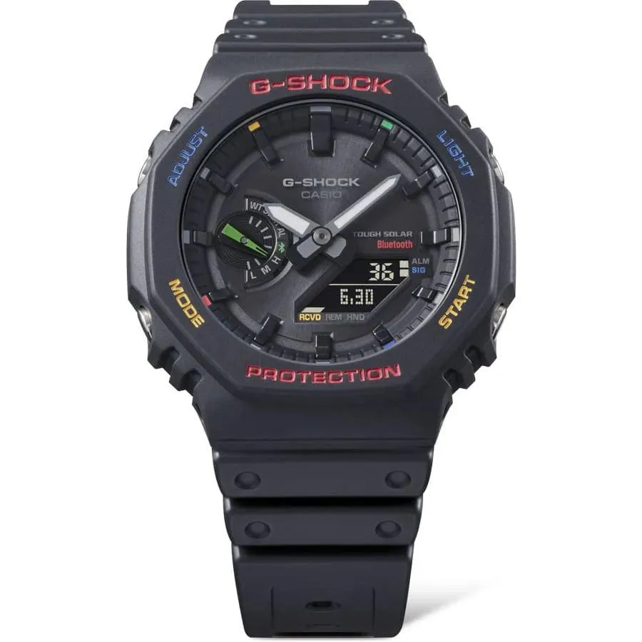 G-Shock Carbon Core Guard Tough Solar Slim Duo - Black - GAB2100FC-1A