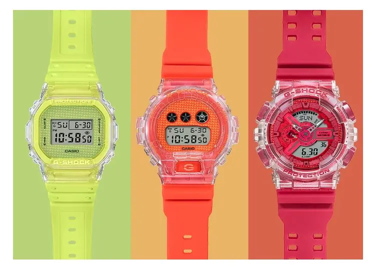 G-Shock Orange Resin Band Watch DW6900GL-4D