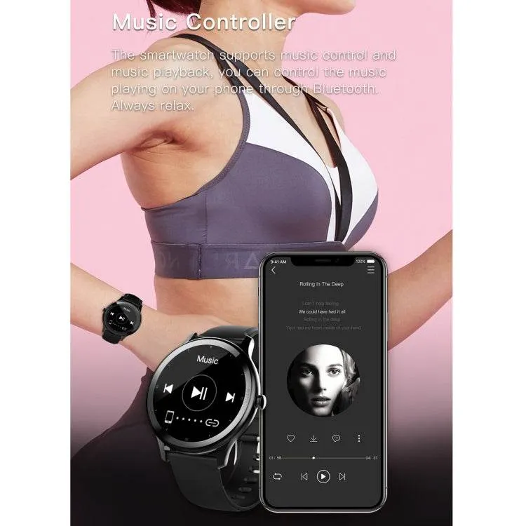 G28 IP68 Waterproof Smart Watch with 1.28 inch TFT Color Display - Sleep, Heart Rate, and Blood Pressure Monitoring