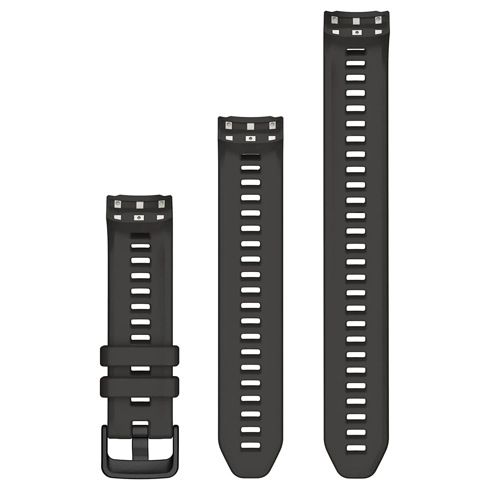 Garmin Graphite Silicone One Size (20 mm) Stylish Watch Band - 010-13104-00