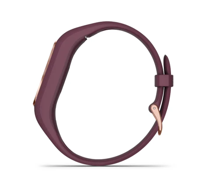 GARMIN vivosmart 4 Activity and Fitness Tracker Regular (Merlot with Rose Gold)