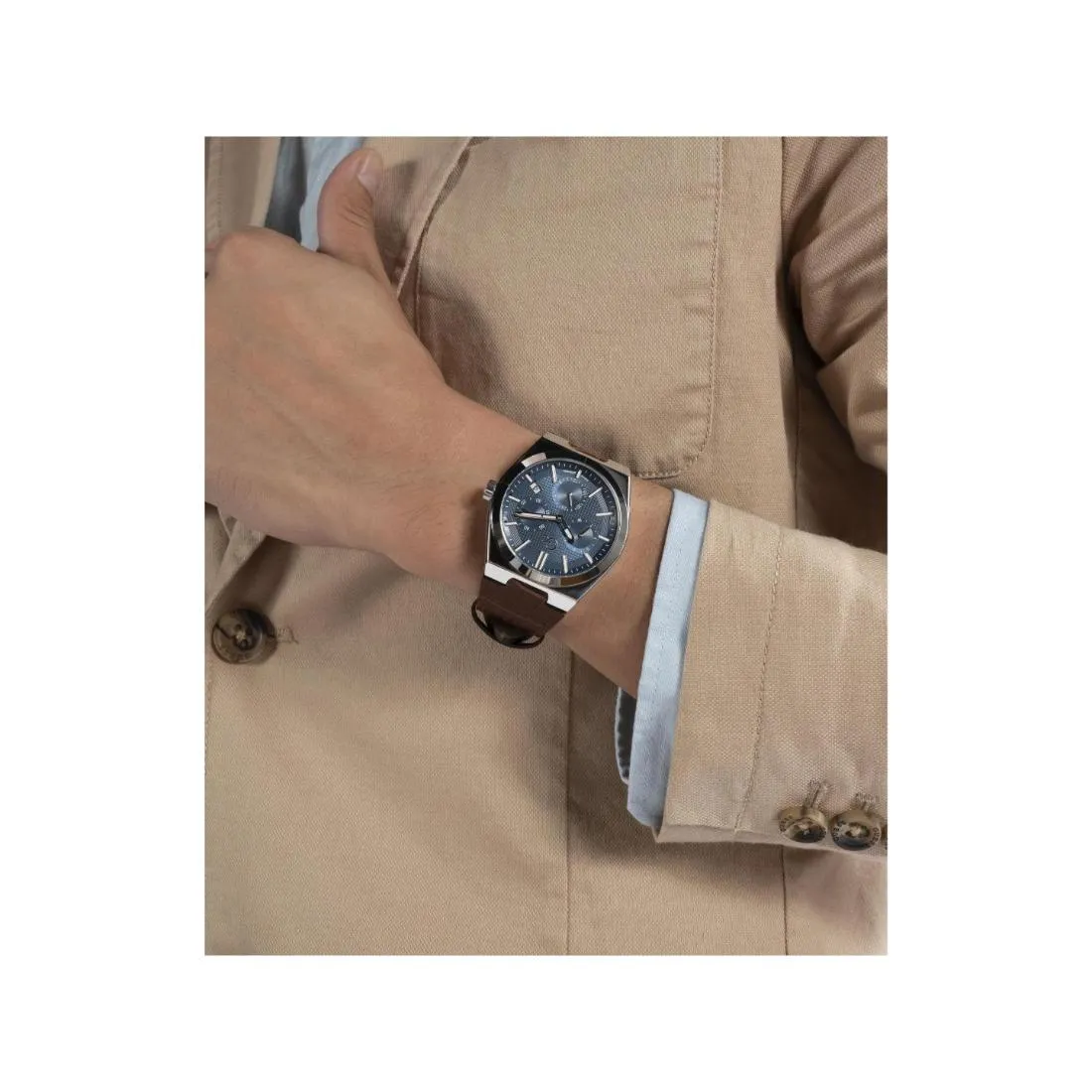 GC Men Blue Dial 44 mm Analog Watch- Z40003G7MF
