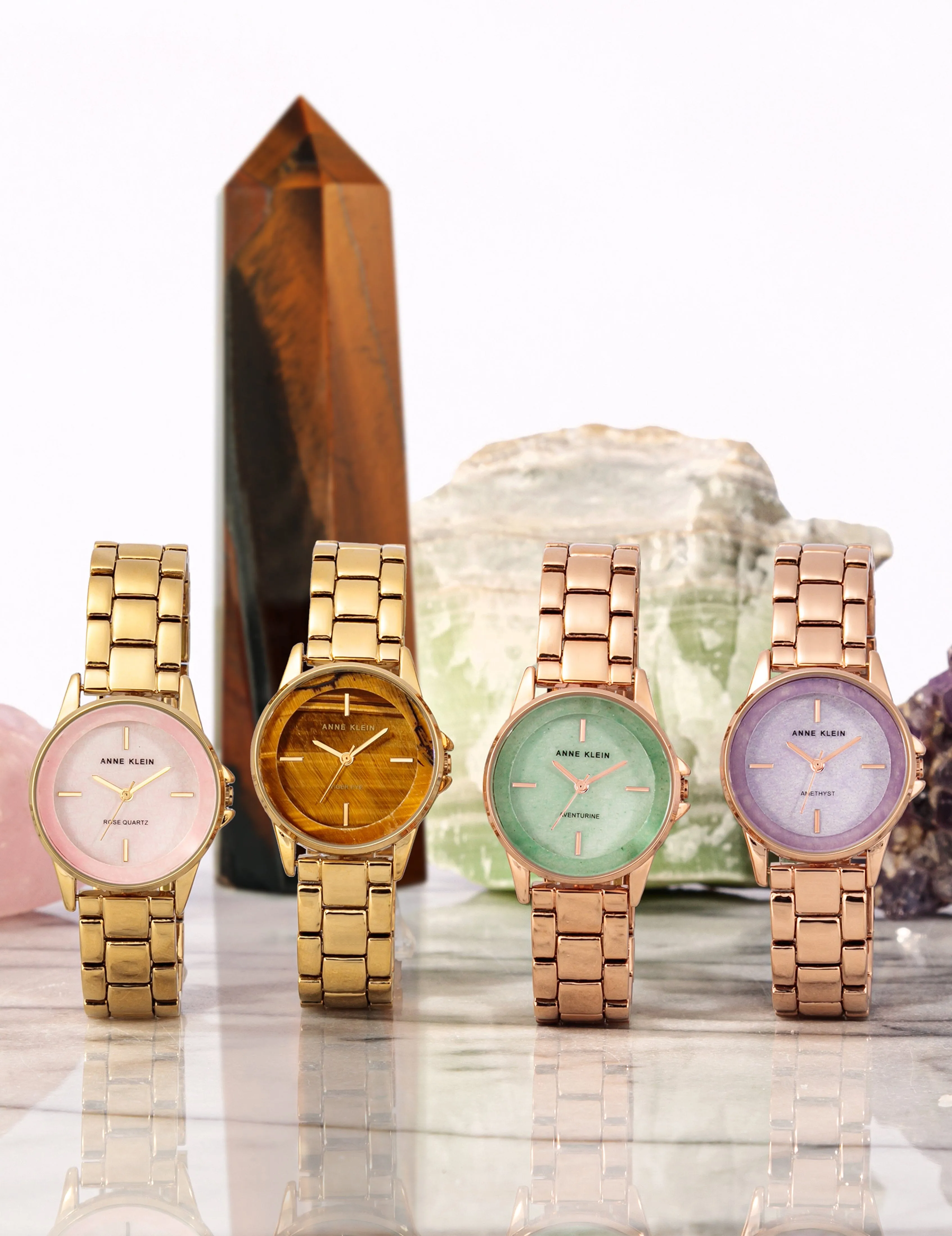 Gemstone Dial Bracelet Watch
