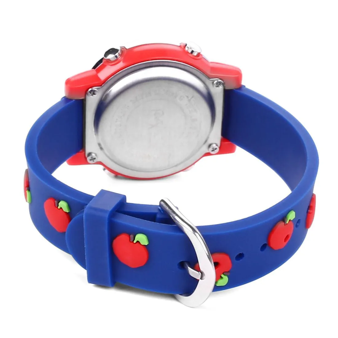 Girls Digital Sports Watch with many features - Red Apples