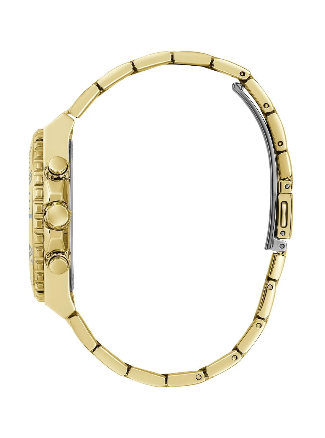 Gold Phoebe Blue Dial Link Watch