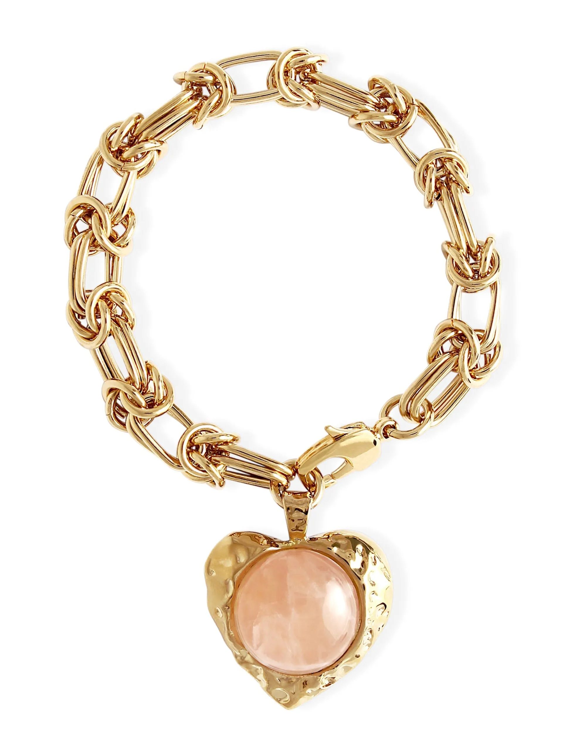Gold plated eva bracelet
