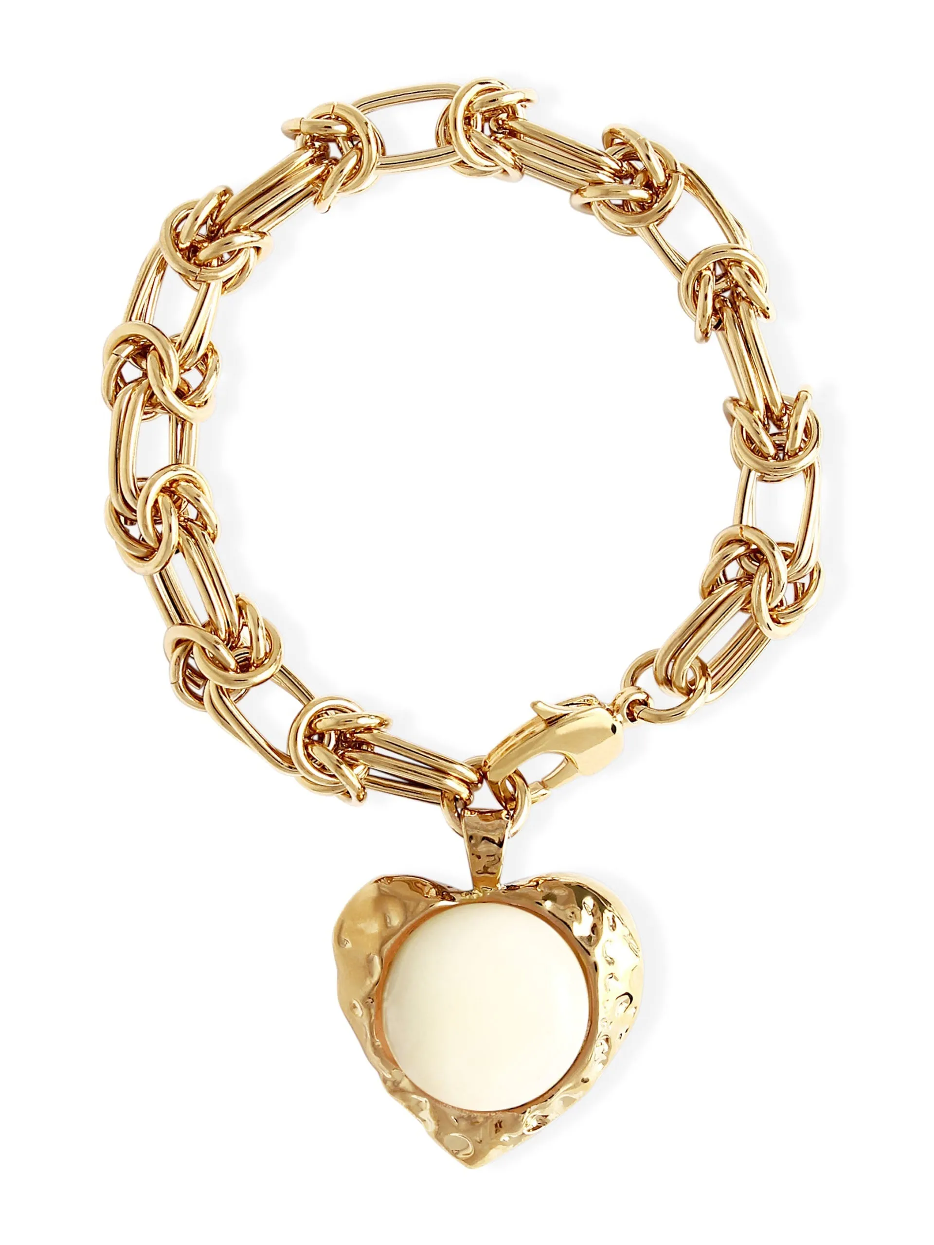 Gold plated eva bracelet
