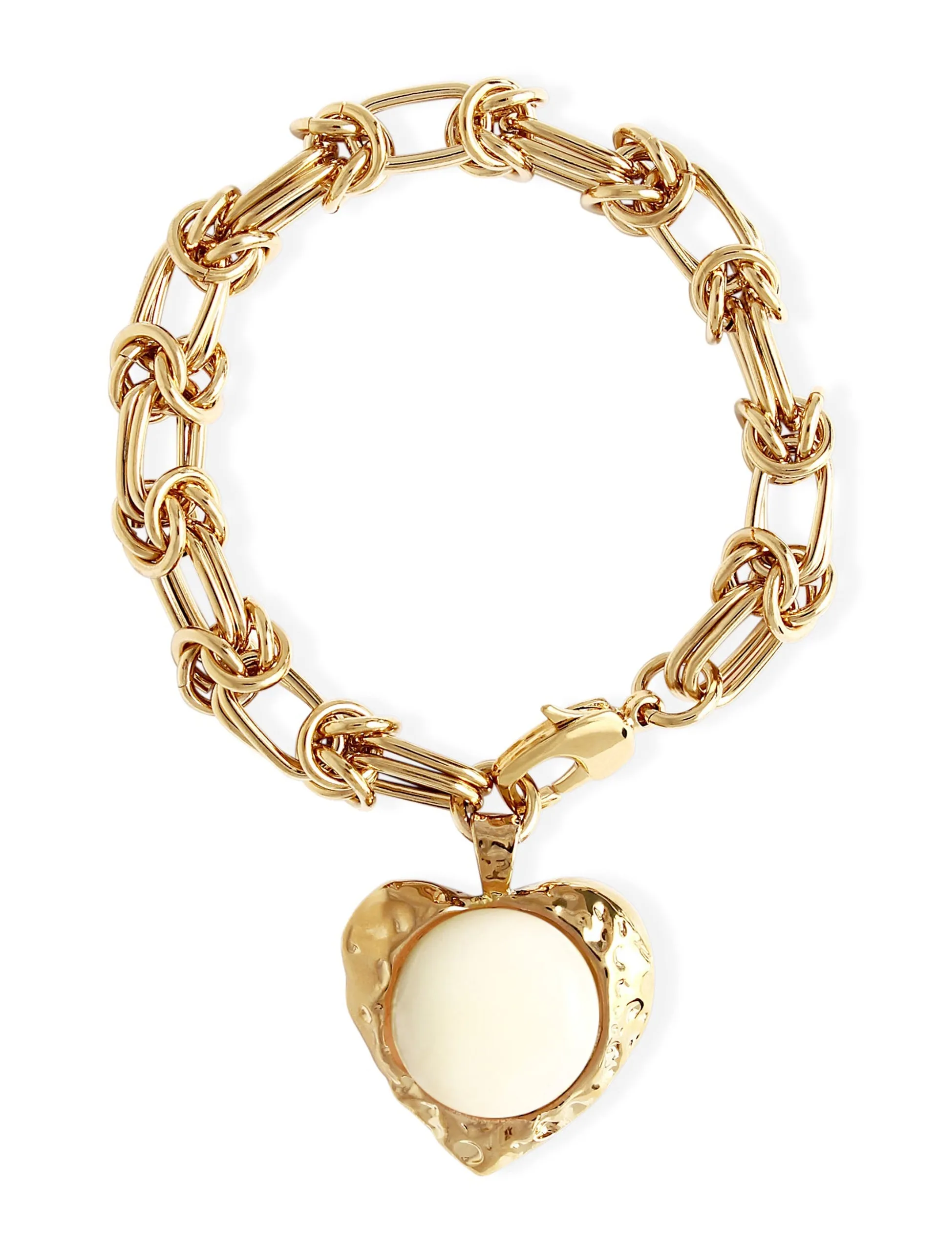 Gold plated eva bracelet