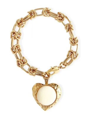 Gold plated eva bracelet