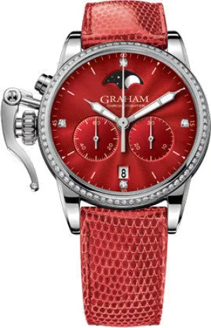 Graham Watch Chronofighter 1695 Lady Moon Red Diamond