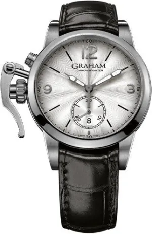 Graham Watch Chronofighter 1695 Steel White