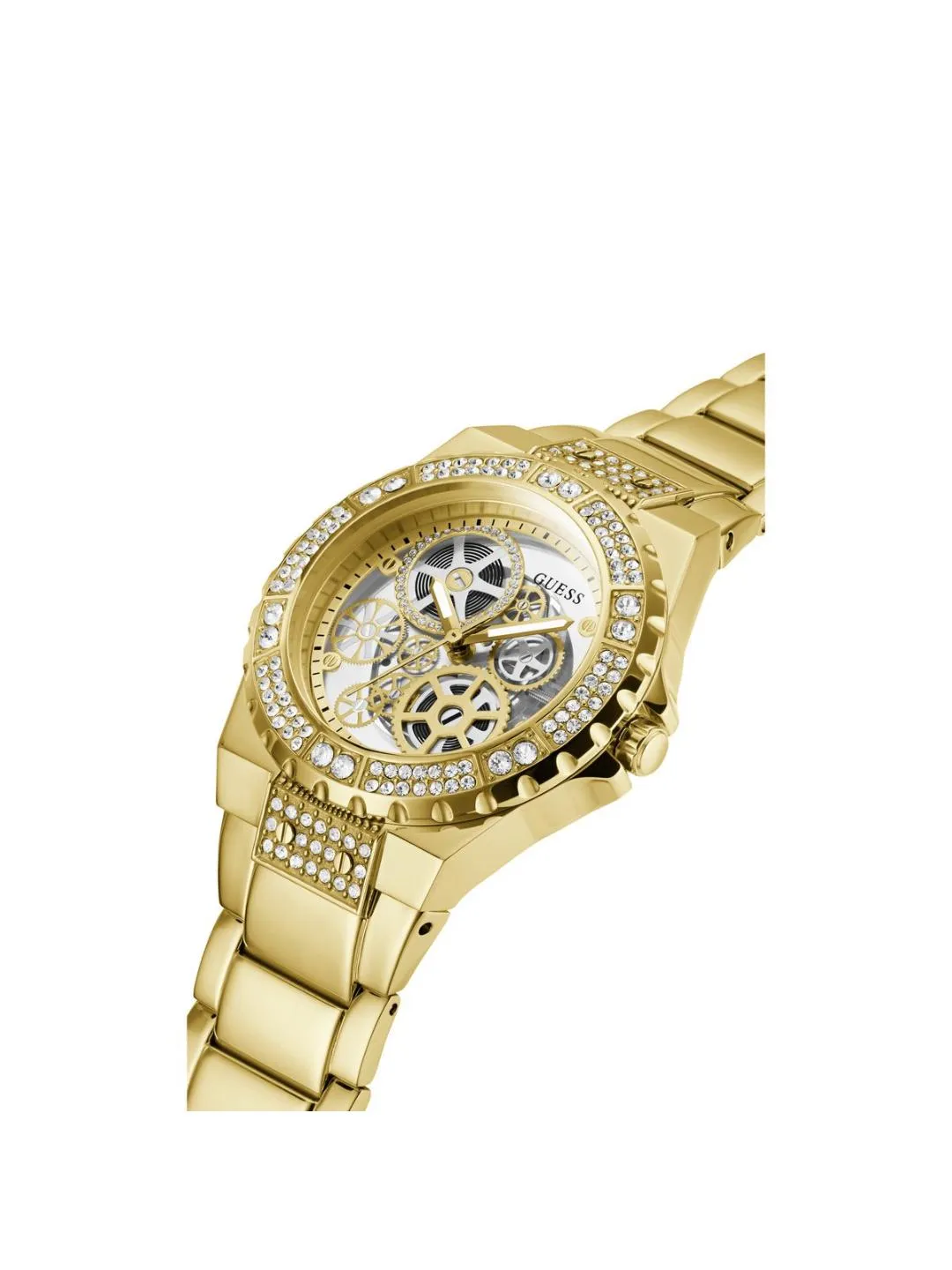 Guess Champagne Dial Women Analog Watch - GW0302L2