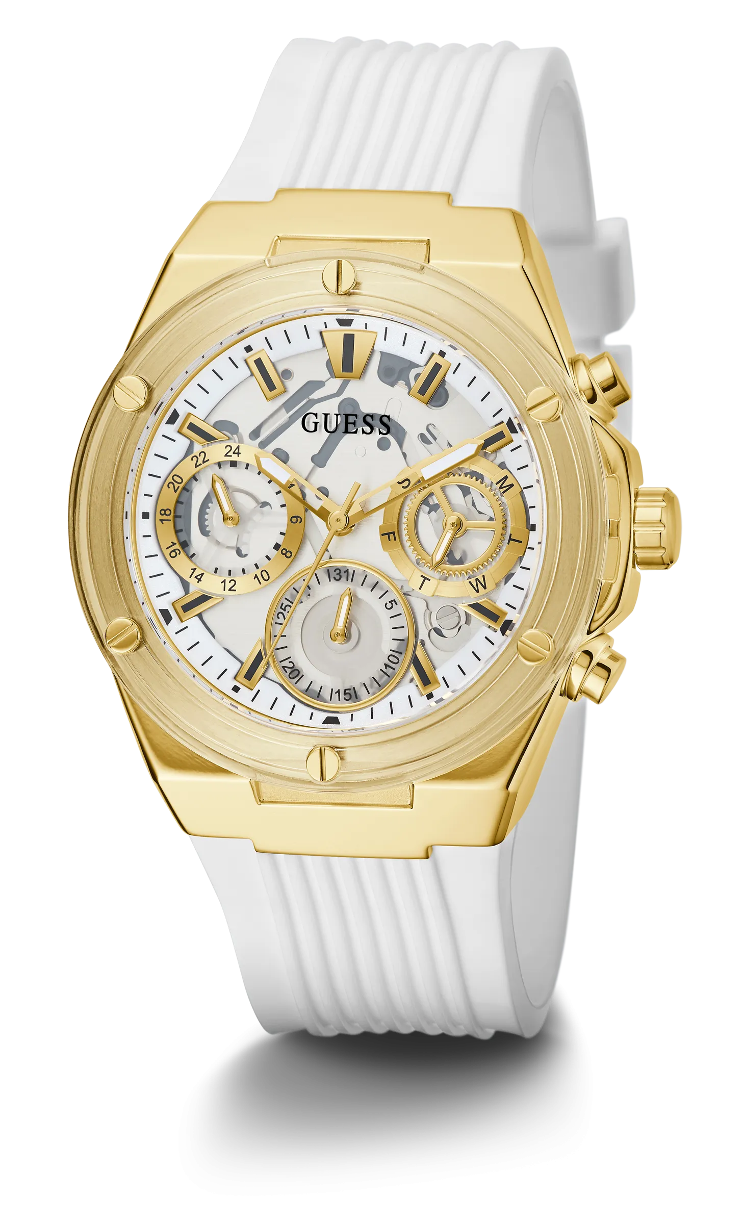 Guess Women Clear Dial Analog Watch - GW0409L2