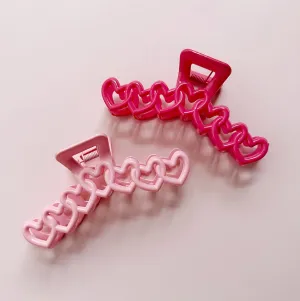 Heart Cluster Heart Hair Claw