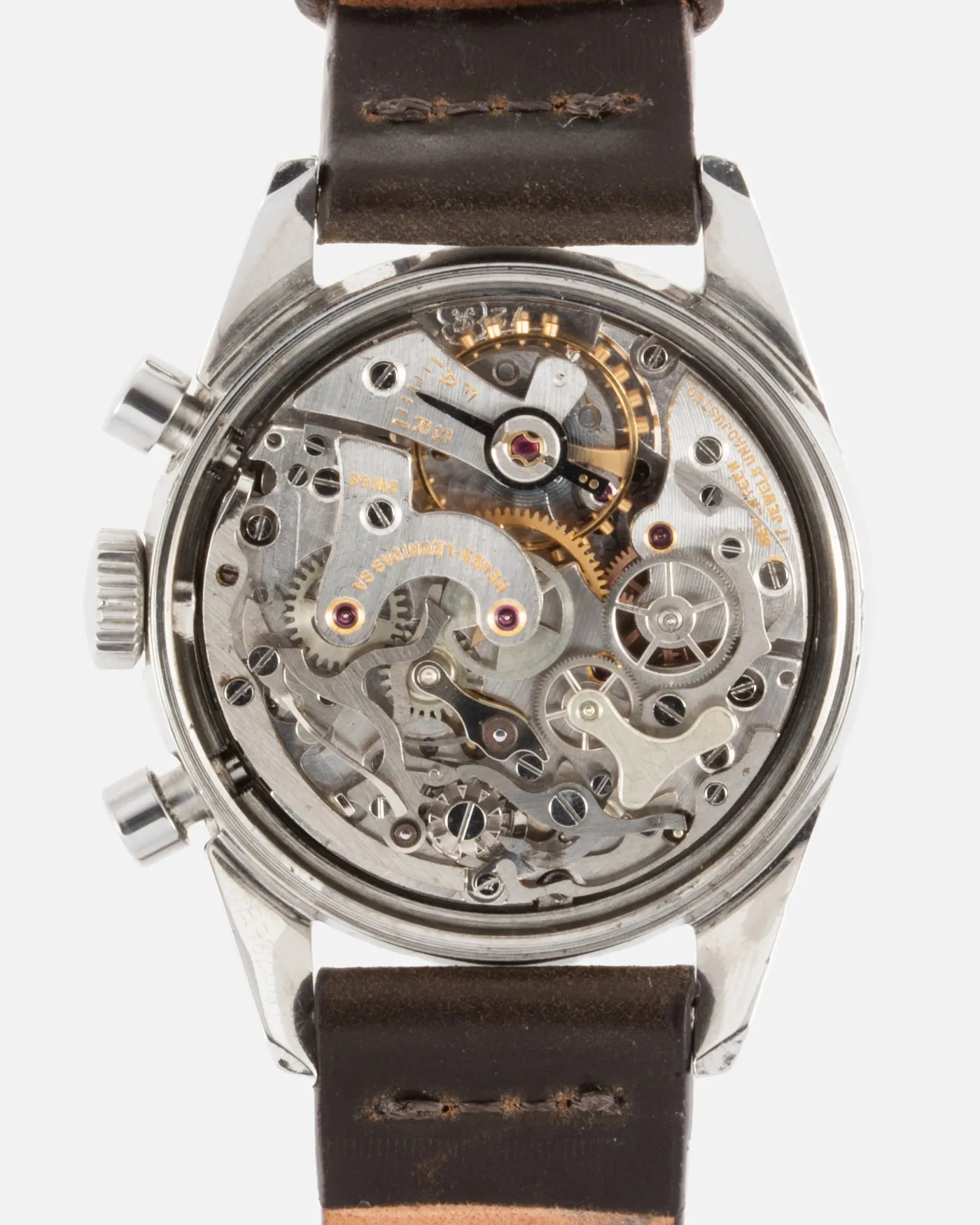 Heuer Carrera 2447N Gubelin Silver Script