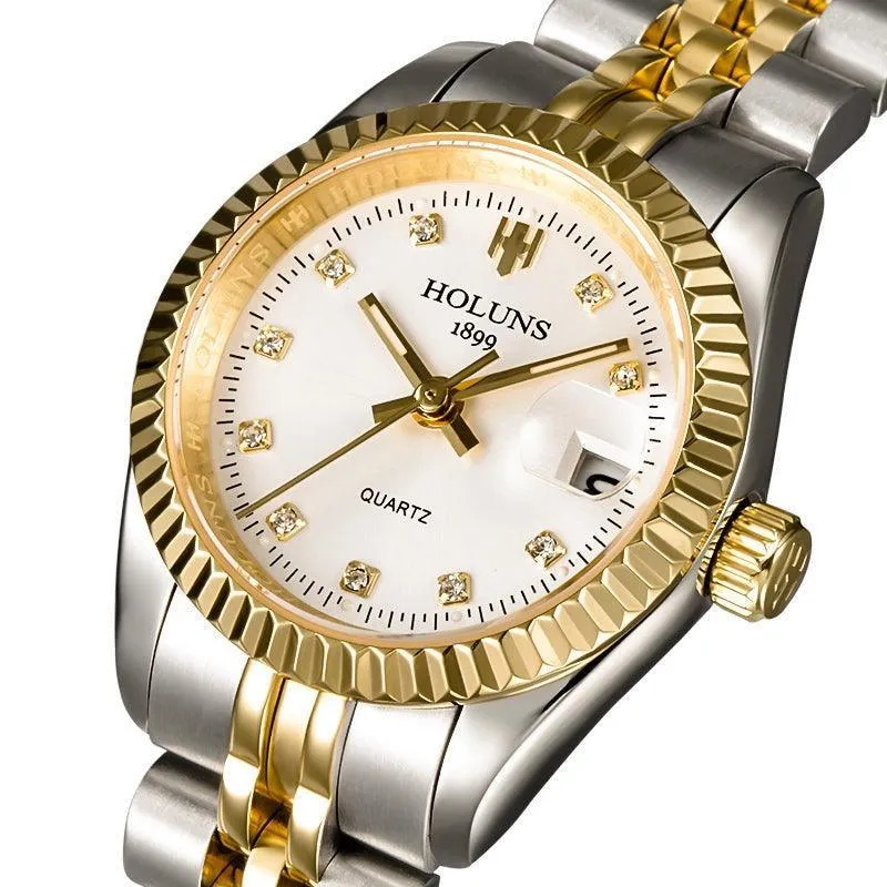 Holuns Ladies Datejust 28 Quartz Homage Watches
