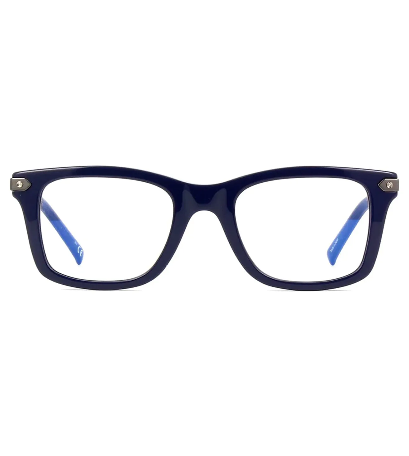 Hublot Unisex Blue/Gunmetal Wayfarer Optical Frame