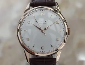 IWC 18k Rose Gold Vintage Men's Watch