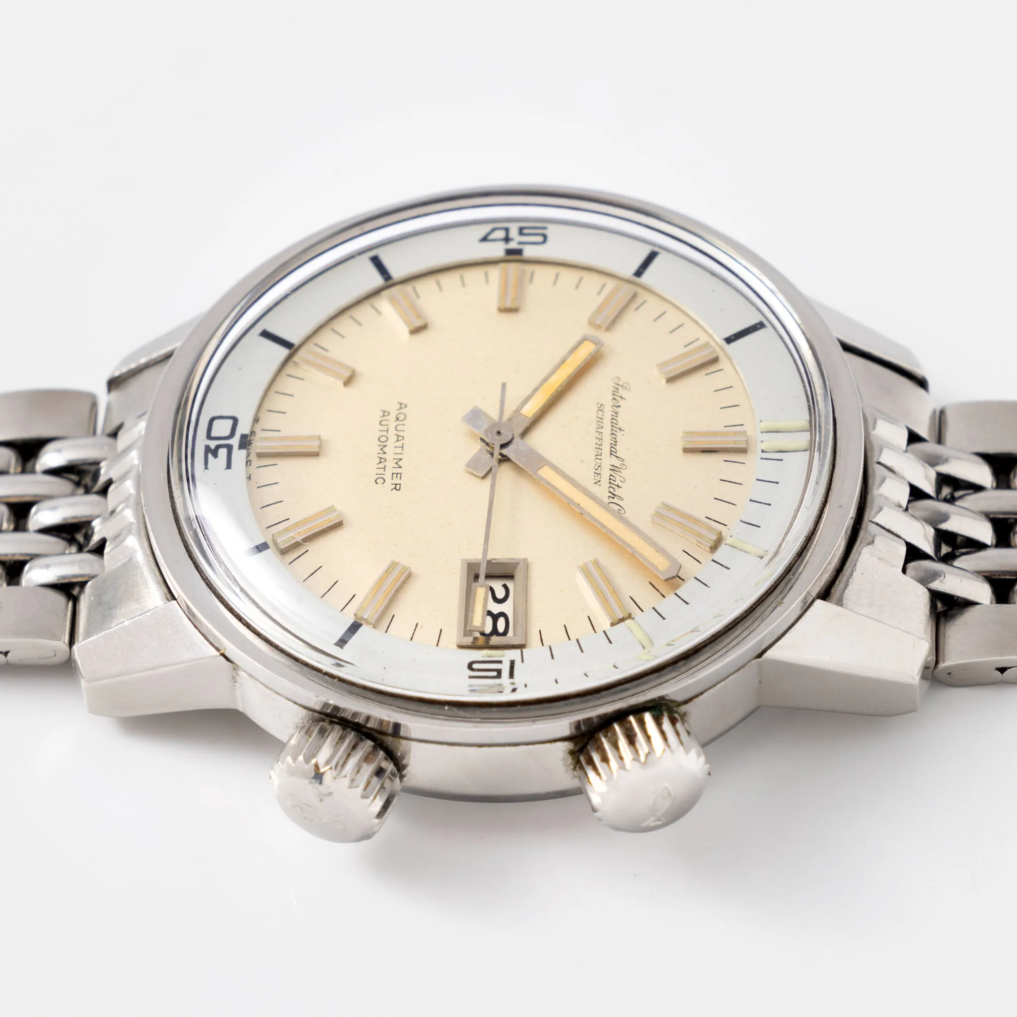 IWC Aquatimer ref 812 rare "white / cream dial"