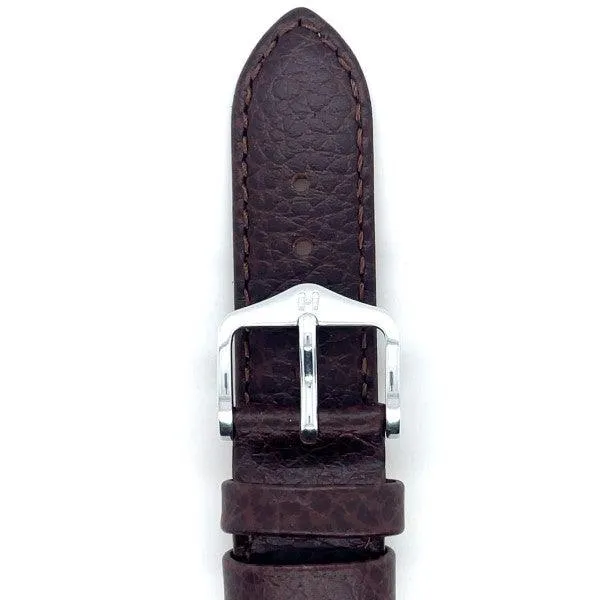Kansas - 18mm Brown Long Leather Watch Strap
