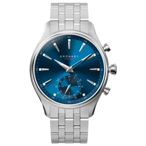 Kronaby Sekel 41mm Hybrid Smartwatch - Blue, Steel