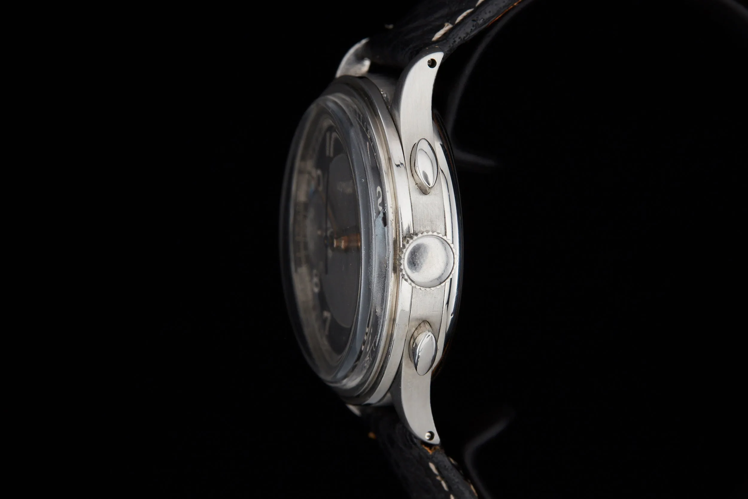 Lemania Tuxedo Dial Chronograph