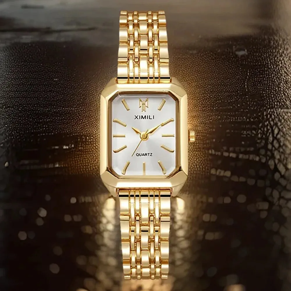 Light Luxury UTHAI New Women Watch Stainless Steel Quartz Fashion