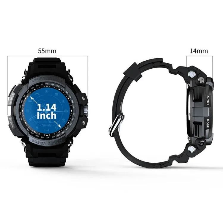 Lokmat MK28 1.4-Inch FSTN Waterproof Smart Watch with Remote Camera and Sports Tracking Features