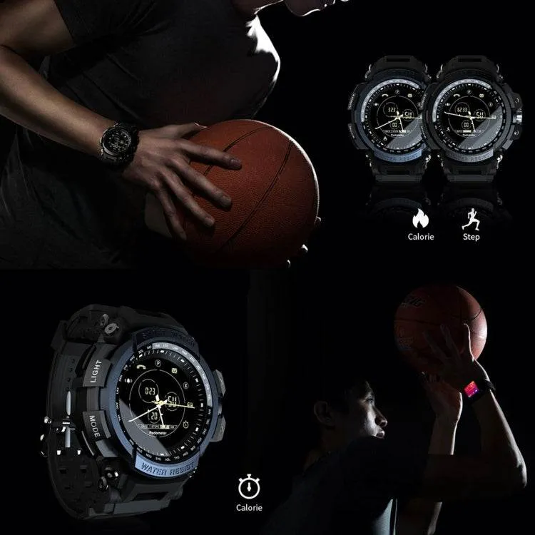 Lokmat MK28 1.4-Inch FSTN Waterproof Smart Watch with Remote Camera and Sports Tracking Features