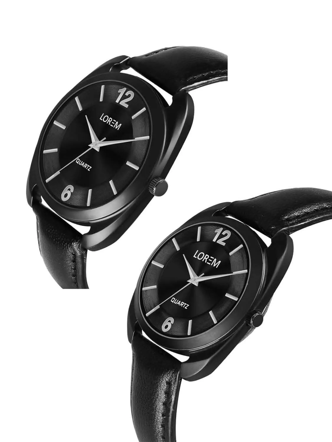 LOREM Black Stylish Dial Analog Watch For Women LR323