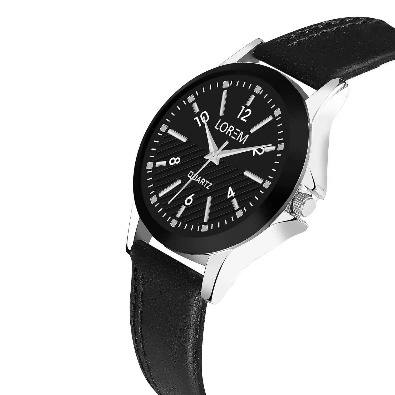 LOREM Black Stylish Dial Analog Watch For Women LR340