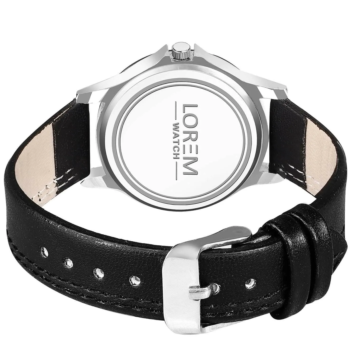LOREM Black Stylish Dial Analog Watch For Women LR340