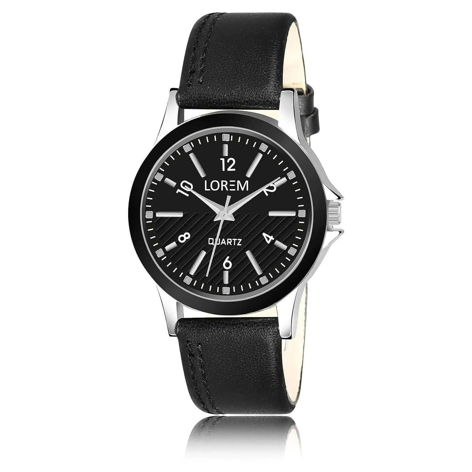 LOREM Black Stylish Dial Analog Watch For Women LR340