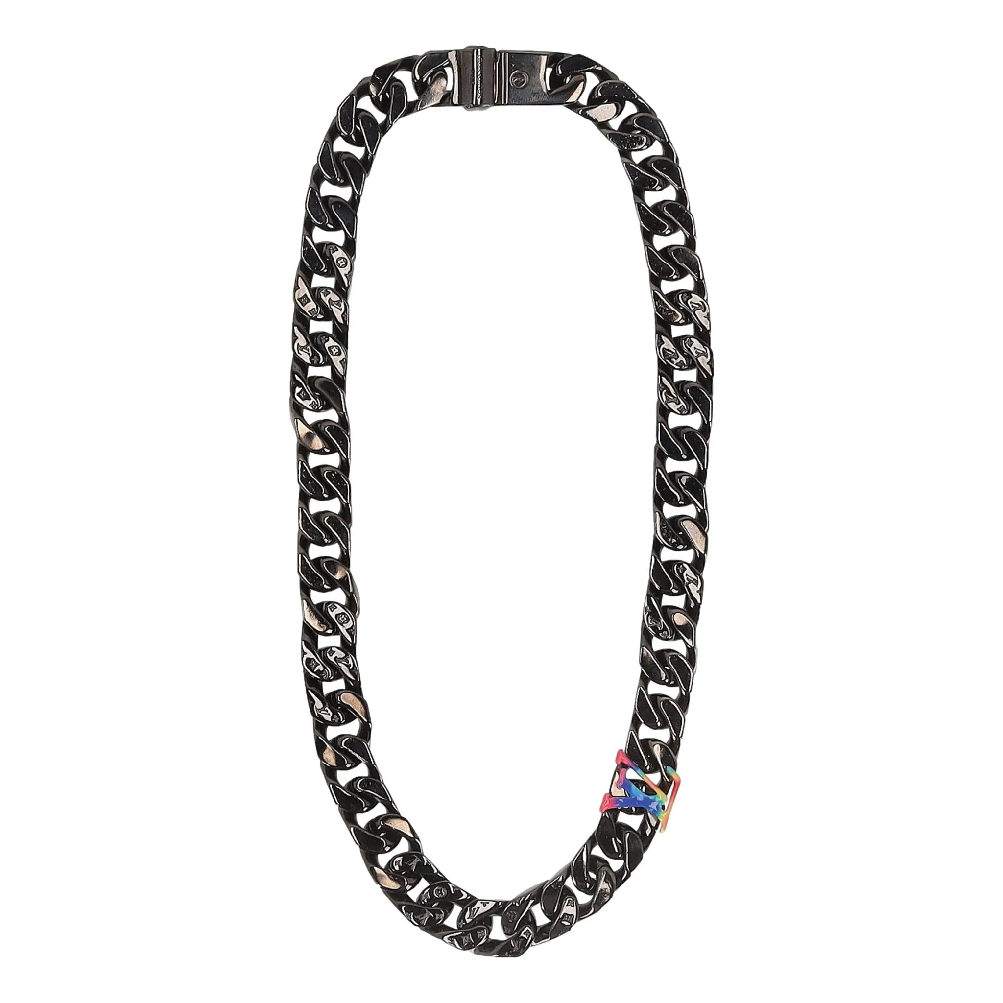 Louis Vuitton 2054 Rainbow - Virgil Abloh Ltd Edition Ruthenium Necklace