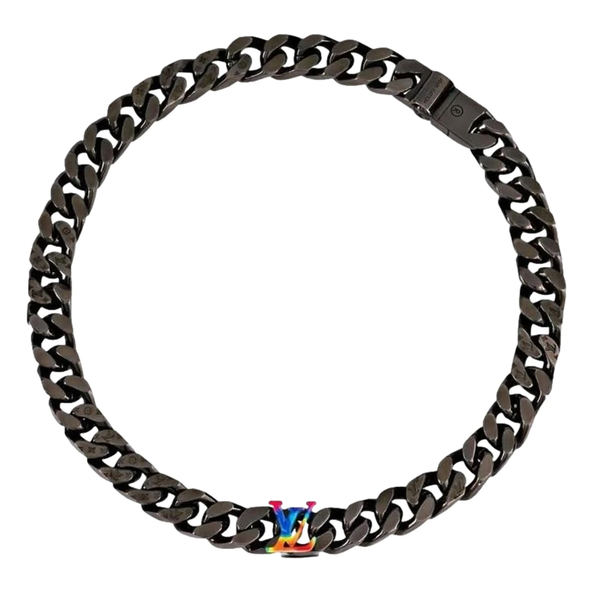 Louis Vuitton 2054 Rainbow - Virgil Abloh Ltd Edition Ruthenium Necklace