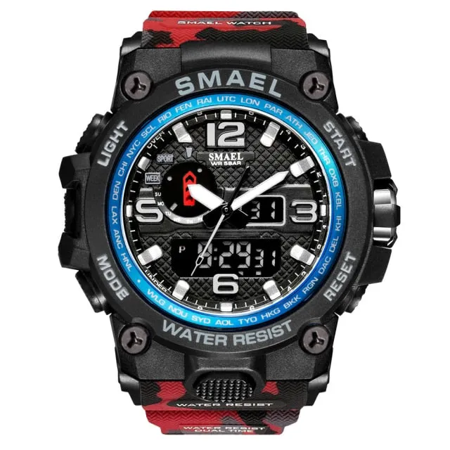 Luxury Military Sports Watches Men Quartz Analog LED Digital Watch