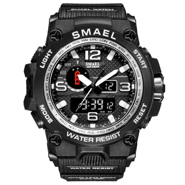 Luxury Military Sports Watches Men Quartz Analog LED Digital Watch