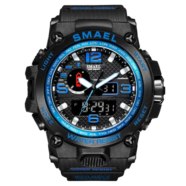 Luxury Military Sports Watches Men Quartz Analog LED Digital Watch