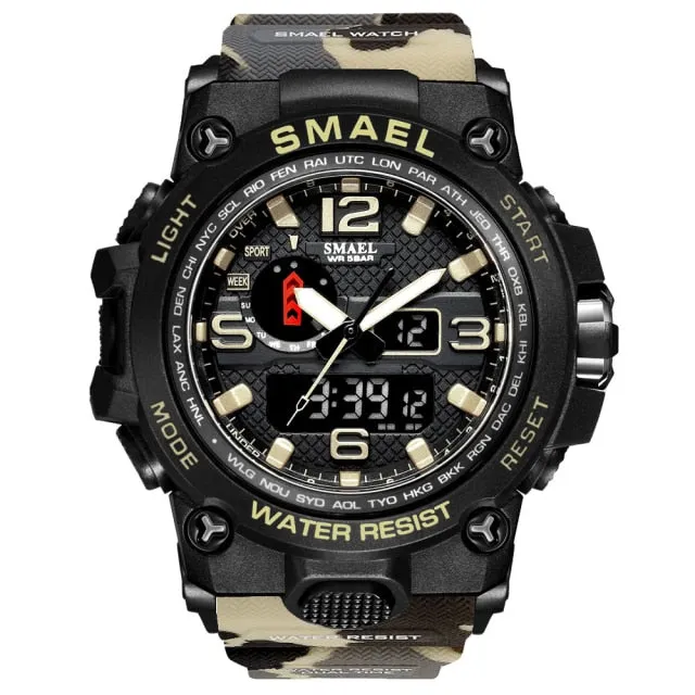 Luxury Military Sports Watches Men Quartz Analog LED Digital Watch