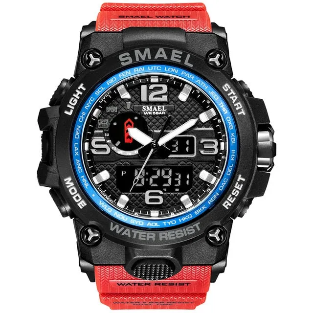 Luxury Military Sports Watches Men Quartz Analog LED Digital Watch
